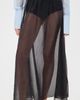 VRG GRL VRG GRL Solara Sheer Midi Skirt Black - 3