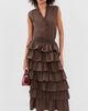 VRG GRL VRG GRL Thalia Midi Skirt Chocolate - 5