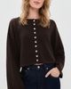 VRG GRL VRG GRL Tori Knit Cardigan Brown - 2