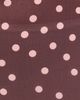 VRG GRL VRG GRL Vilma Sheer Polka Dot Maxi Skirt Wine Polka Dot - 6