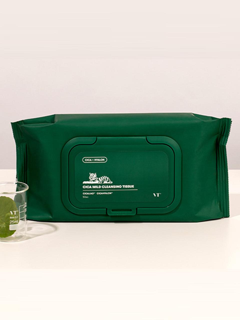 VT COSMETICS Cica Mild pH-Balanced Cleansing Tissue