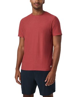 Vuori Vuori Strato Short Sleeve Tech Tee in Fire Heather