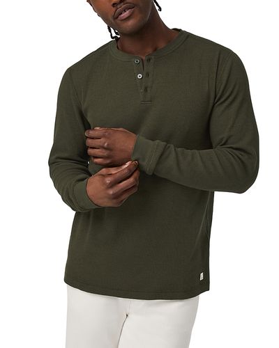 Vuori Vuori Waffle Cotton Blend Henley Shirt