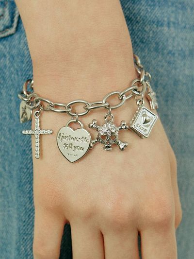 VVV Funky Mix Bold Chain Surgical Steel Bracelet