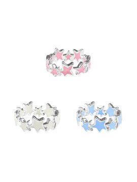 VVV Glitter Star Ring_ 3 Colors