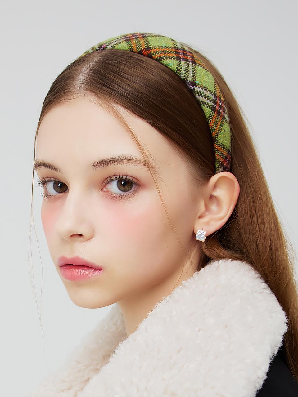 VVV High Teen Volume Check Hair Band [Green]