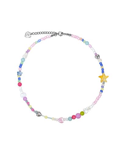VVV Mini Star Mix Beads Necklace