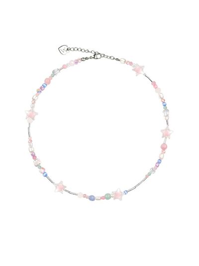 VVV Pastel Star Mix Beads Necklace