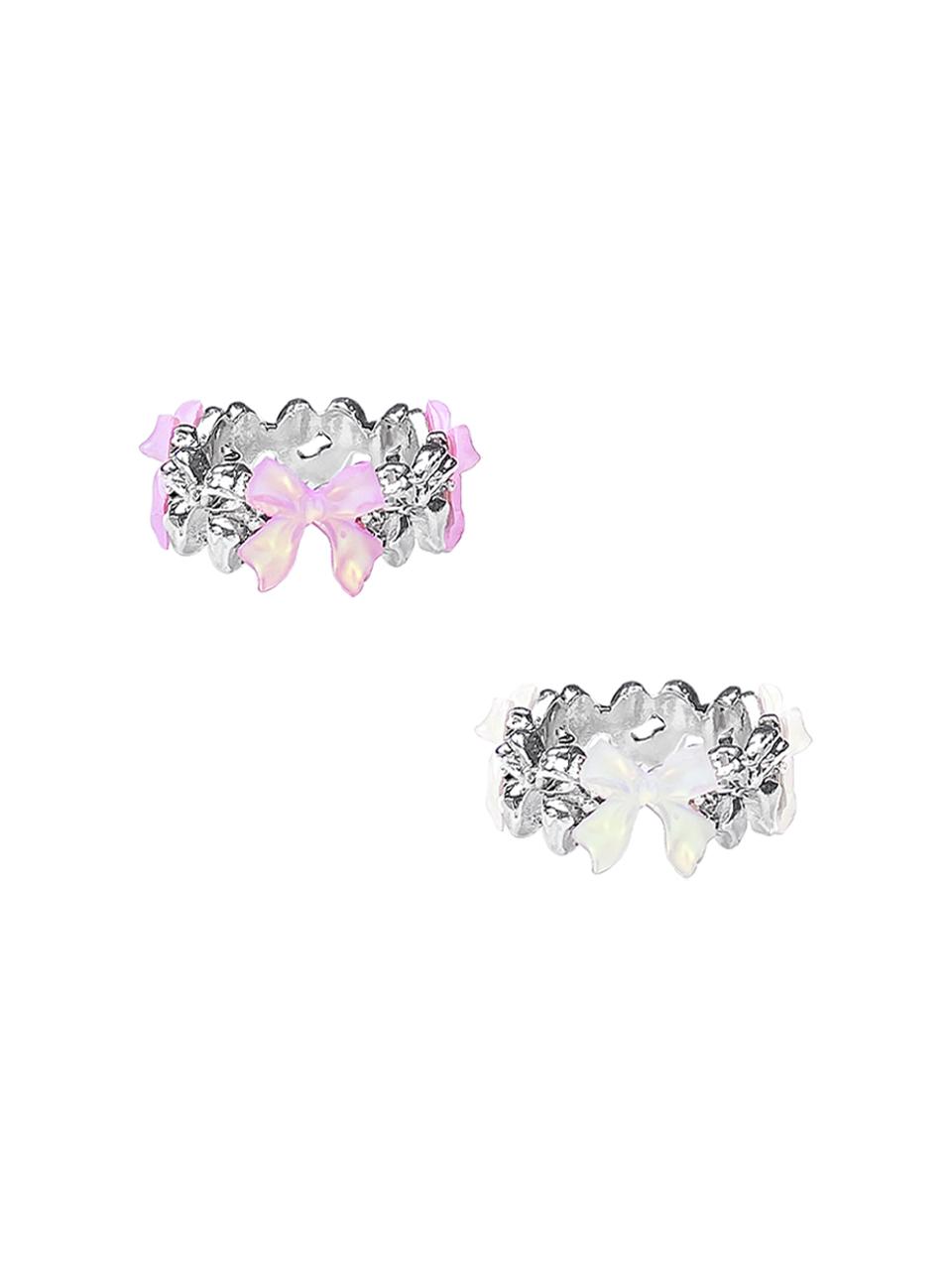 VVV Princess Ribbon Pearl Ring