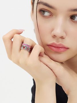 VVV Set Forever Heart Ring