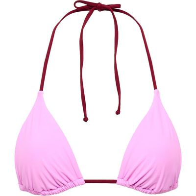 VYB Swim VYB Swim Blocked Jolie Triangle Bikini Top
