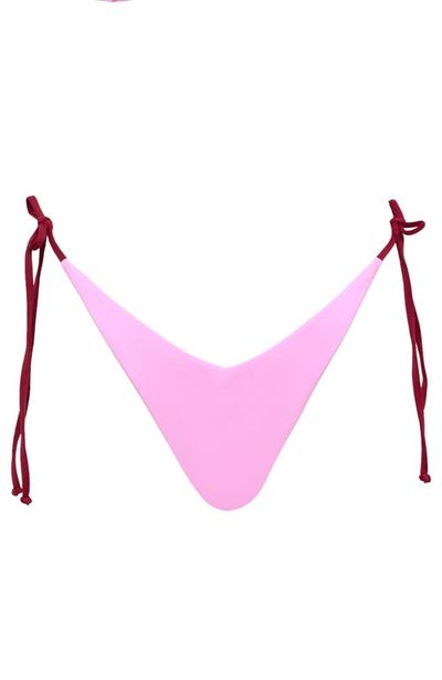 VYB Swim VYB Swim Blocked Ryan Micro Tie Side Bikini Bottom