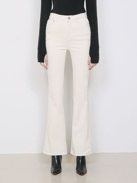 WAAR [Napping] W92 Long Boots Cut Cotton Pants