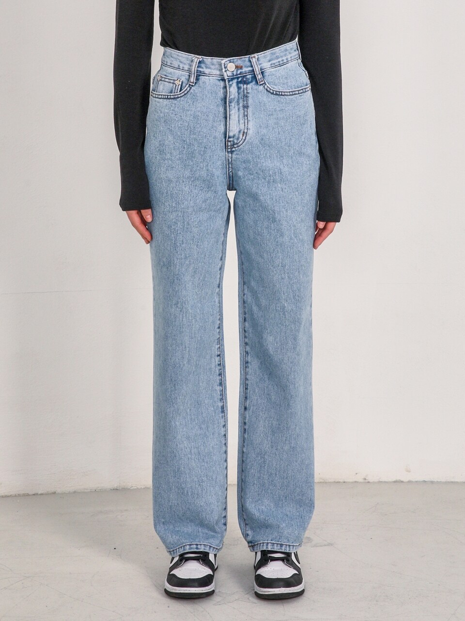 WAAR W50 Wide Denim Pants _ Light Blue