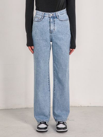 WAAR W50 Wide Denim Pants _ Light Blue