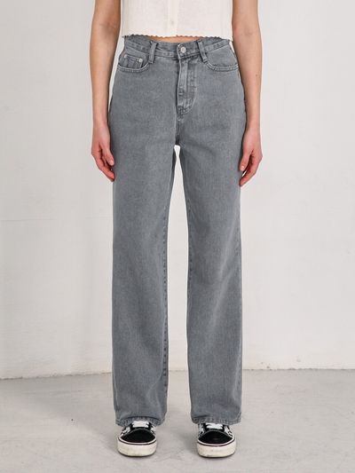 WAAR Wide Denim Pants _ Grey