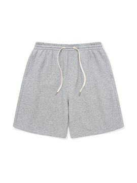 Wacky Willy Basic Cotton-Polyester Mid-Thigh Shorts [Melange Grey]