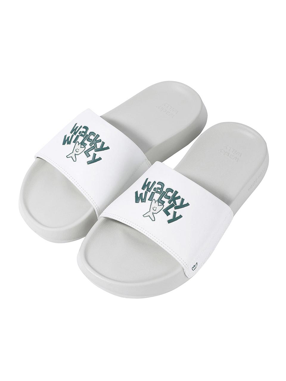 Wacky Willy Basic Molded Logo Slide [Ecru]