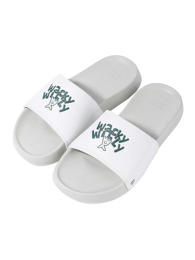 Wacky Willy Basic Molded Logo Slide [Ecru]
