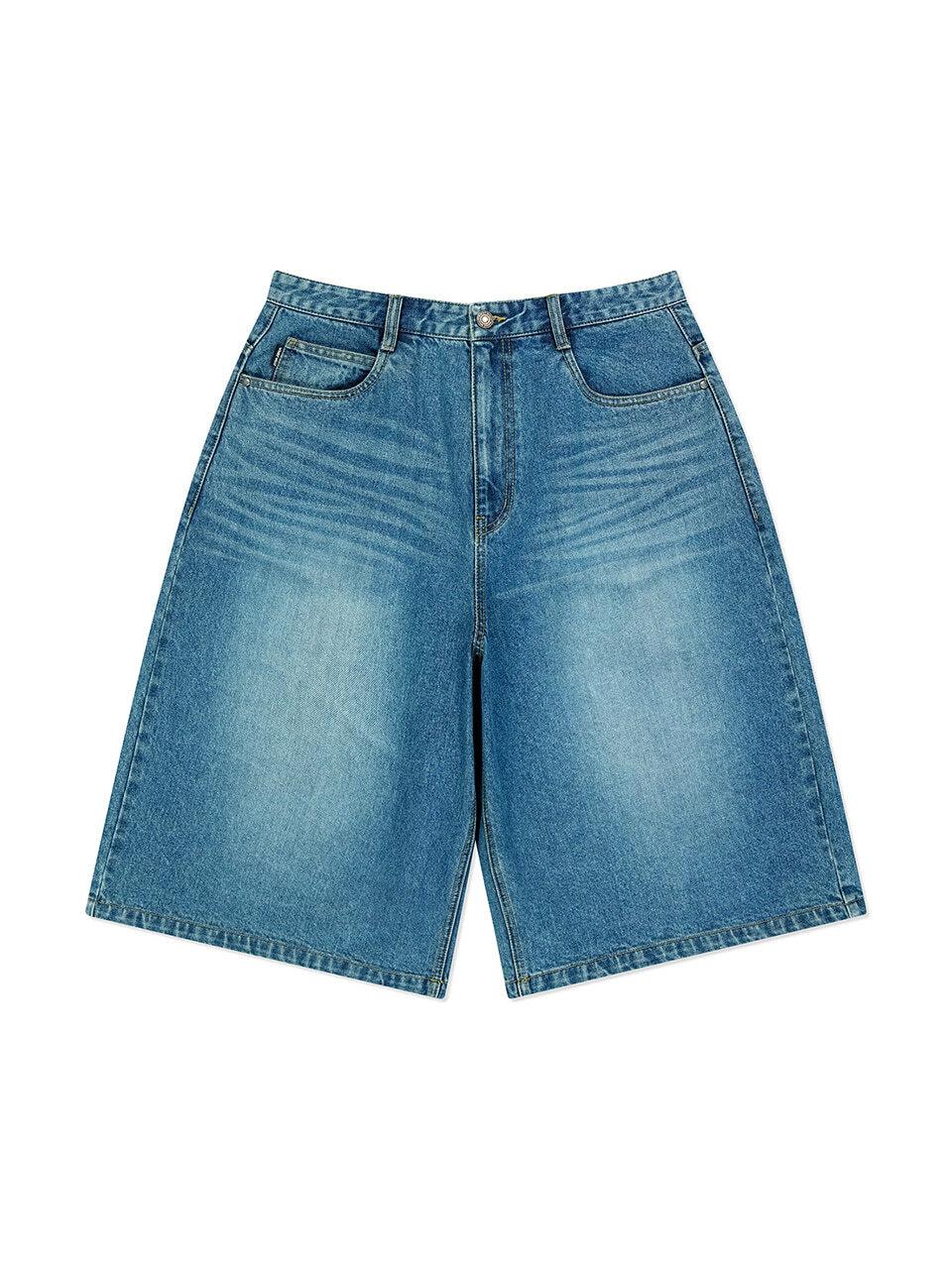 Wacky Willy Bermuda Denim Middle Shorts [Blue]