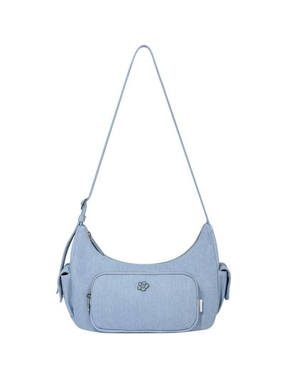 Wacky Willy Cargo Front Pocket Shoulder Bag [Indigo]