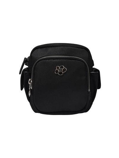 Wacky Willy Cargo Mini Cotton Crossbody Bag [Black]
