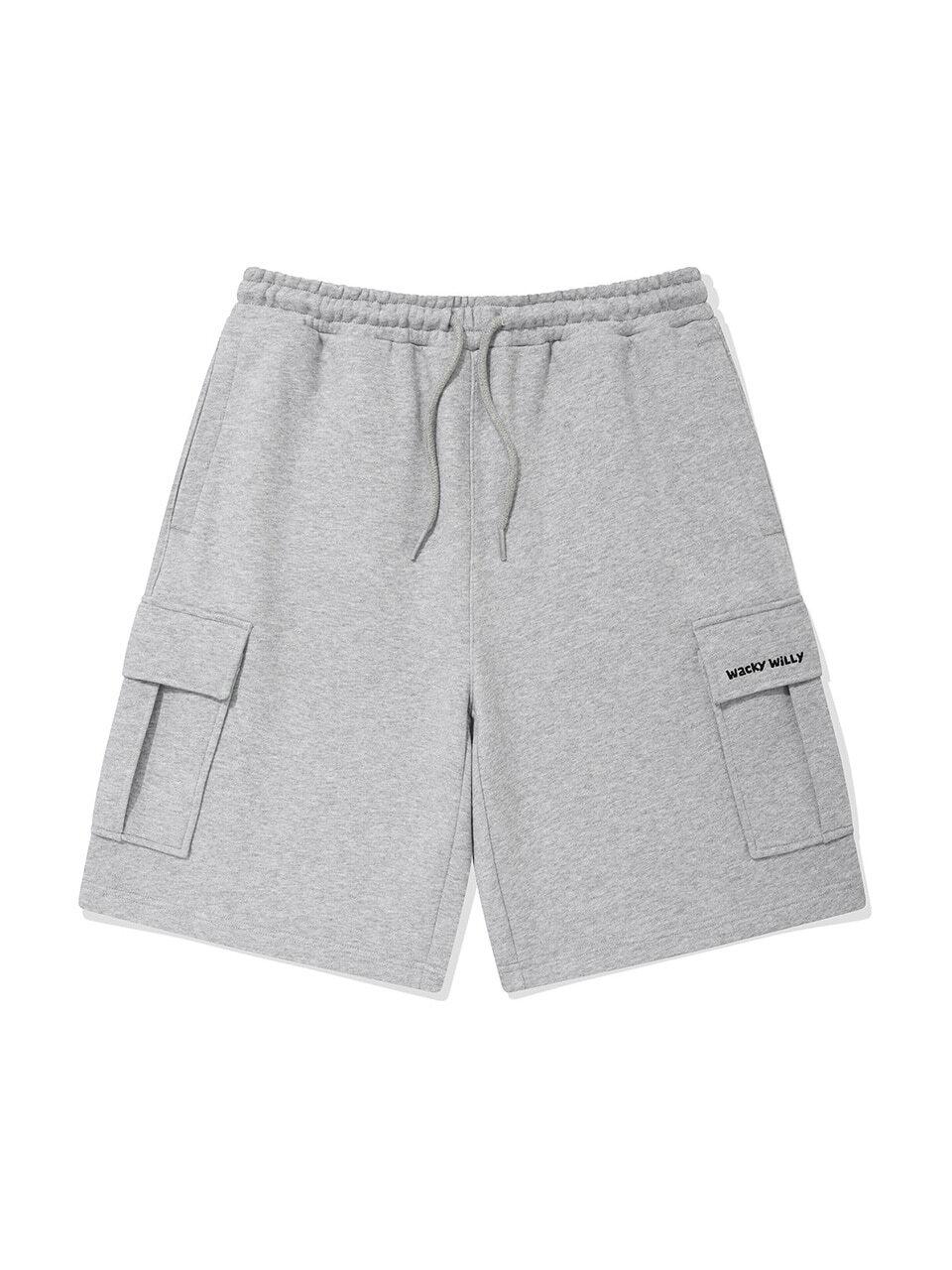 Wacky Willy Cargo Sweat Shorts [Grey]