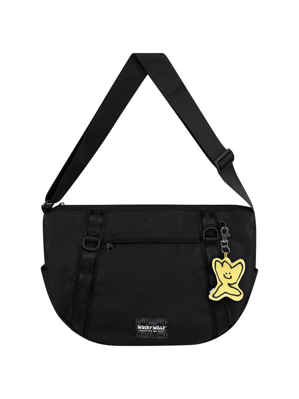 Wacky Willy Cordura Webbing Crossbody Bag [Black]