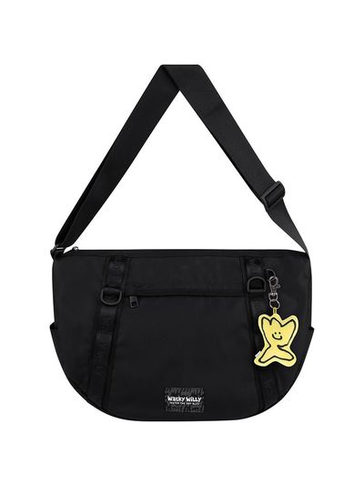 Wacky Willy Cordura Webbing Crossbody Bag [Black]