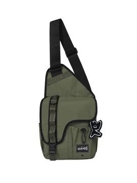 Wacky Willy Corduroy Webbing Body Bag Khaki