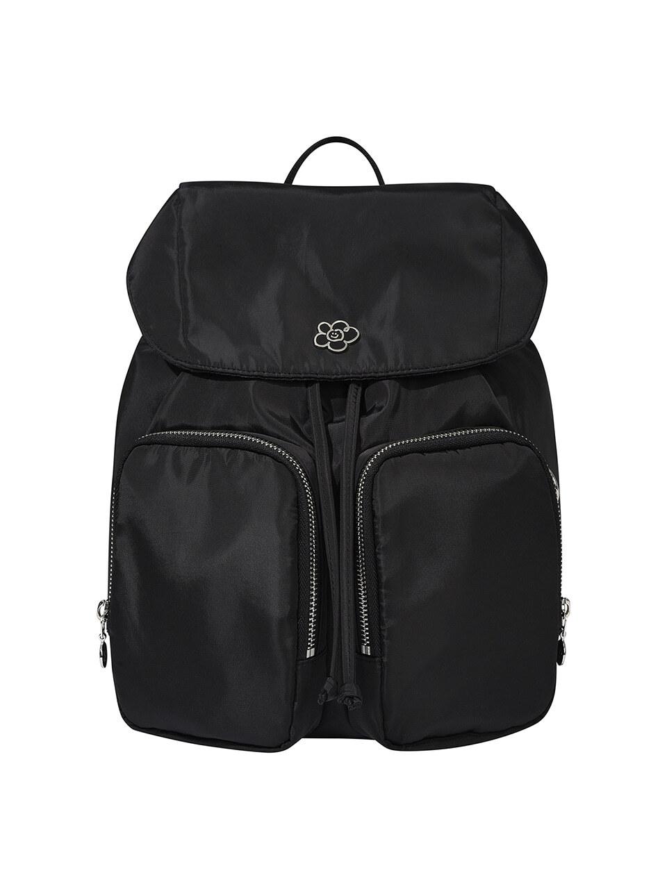 Wacky Willy Durable Polyester Cargo Large Backpack [Black]