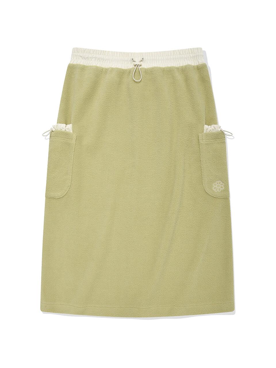 Wacky Willy Fleece skirt GREEN