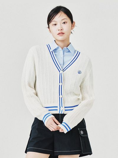 Wacky Willy Flory Wappen Line Color Cardigan