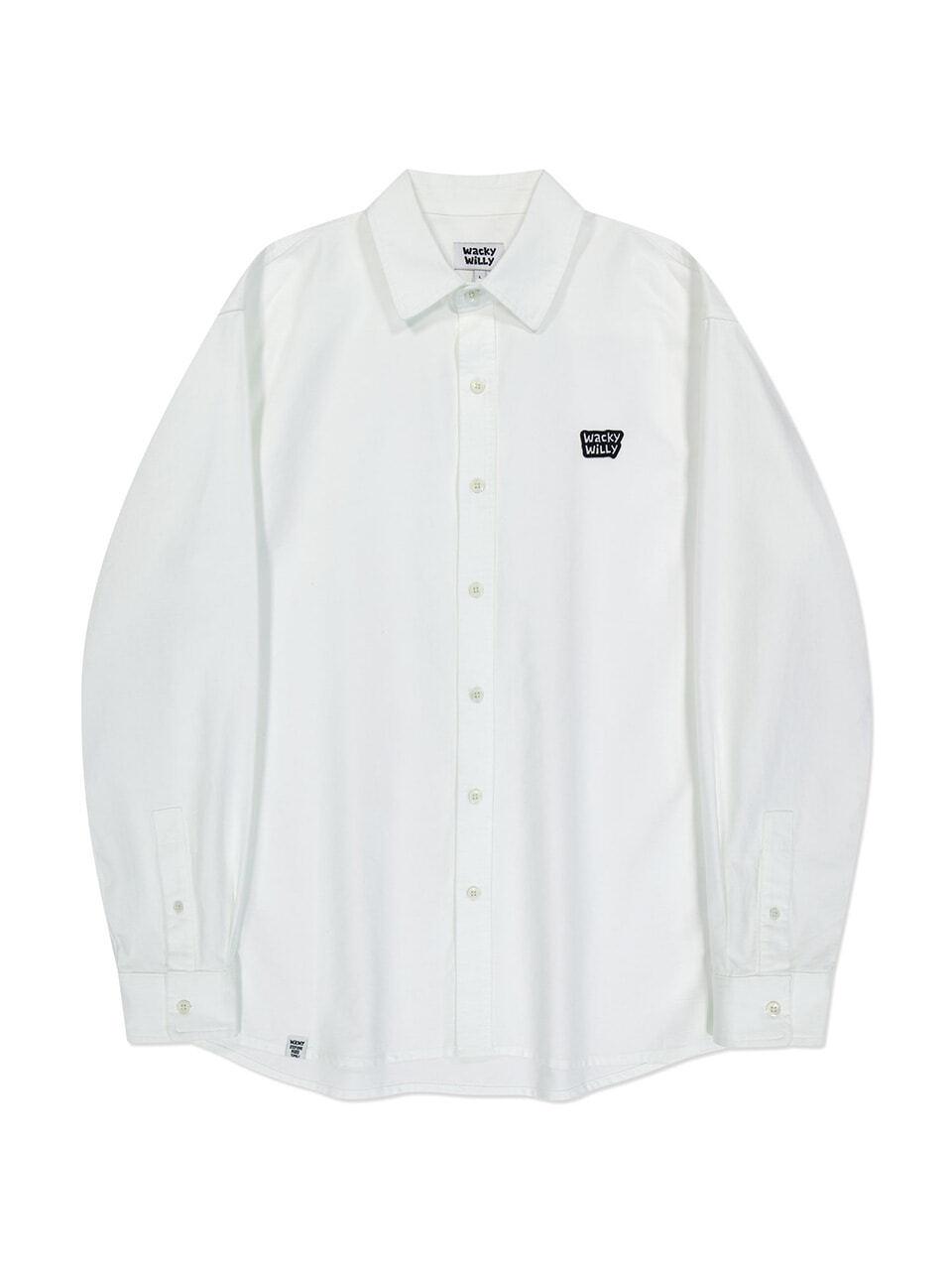 Wacky Willy KiKi Oxford Long Sleeve Shirt [White]