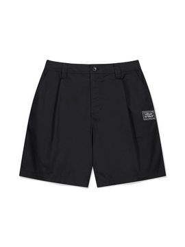 Wacky Willy Logo label chino short pants black