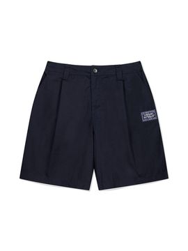 Wacky Willy Logo Label Chino Shorts Navy