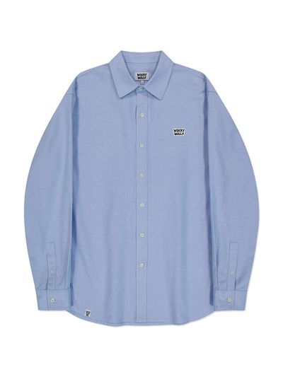 Wacky Willy Oxford Long Sleeve Shirt [Blue]