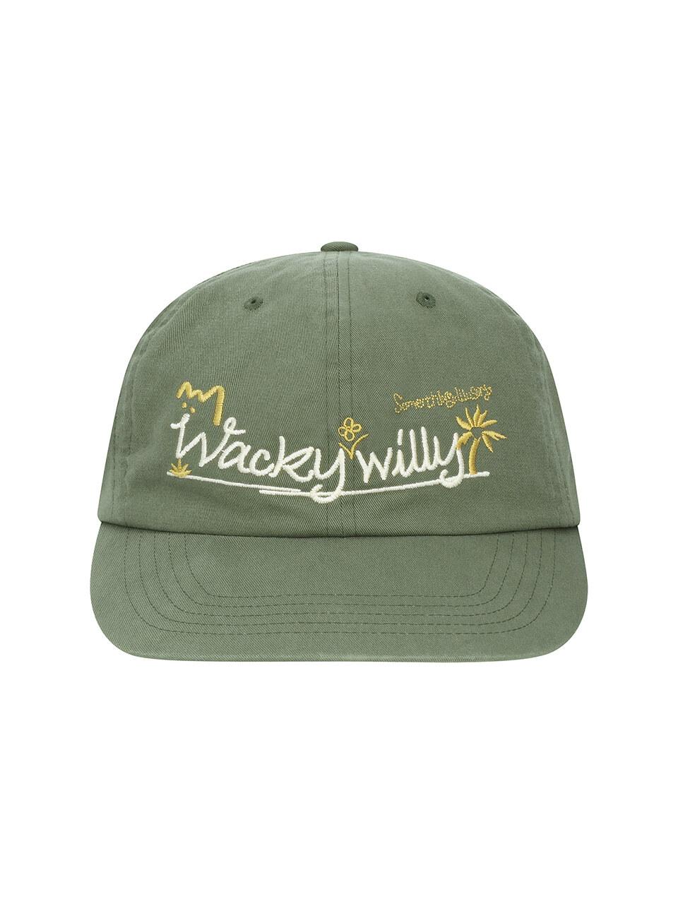 Wacky Willy Palm Tree Panel Cap [Khaki]