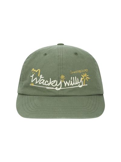 Wacky Willy Palm Tree Panel Cap [Khaki]