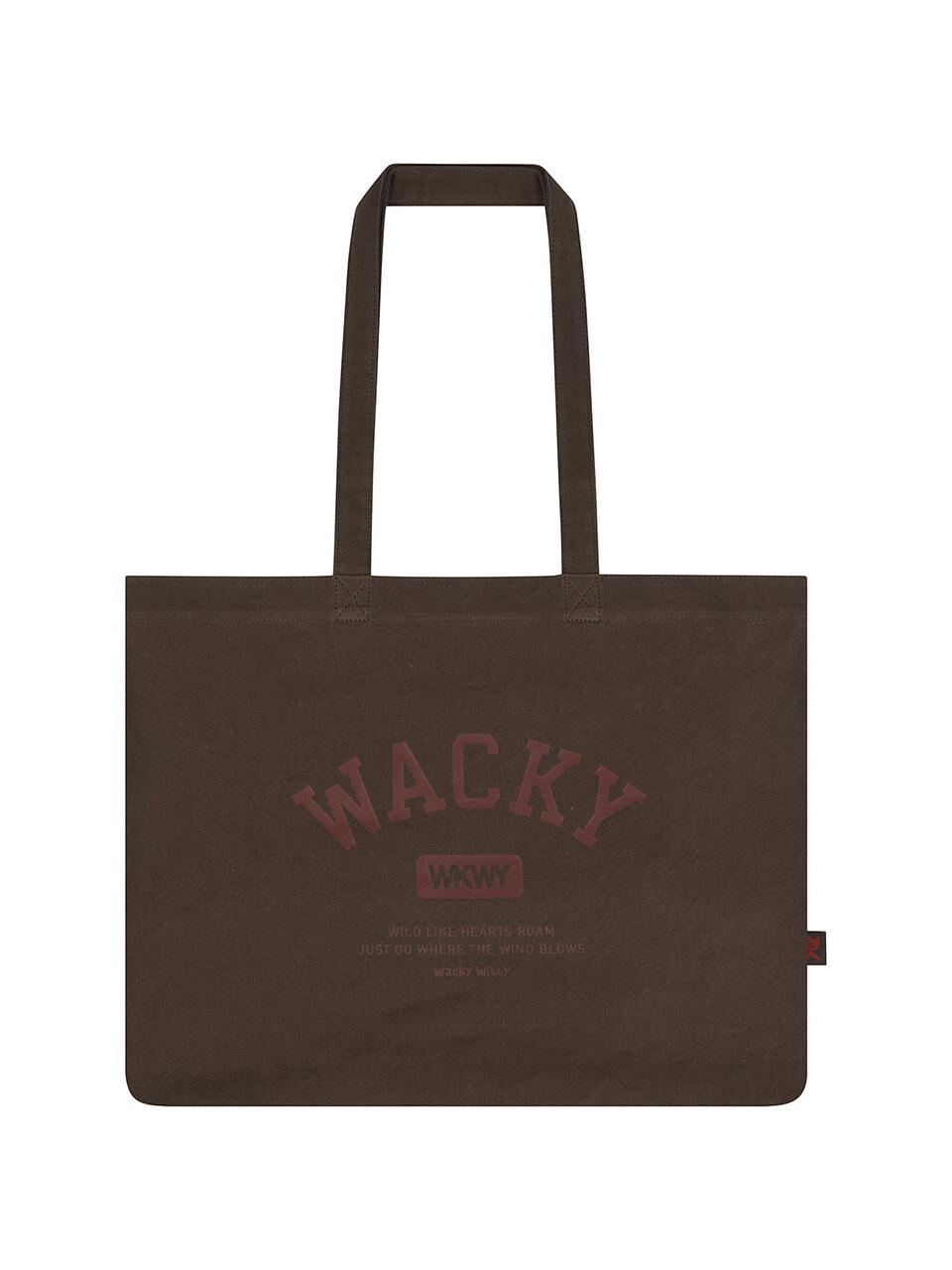 Wacky Willy Pure Cotton Eco-friendly Daily Bag [Brown]