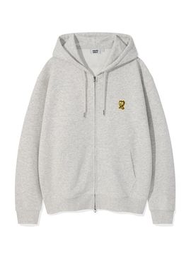 Wacky Willy Semi-overfit Graphic Kiki Patch Hoodie [Light Grey]