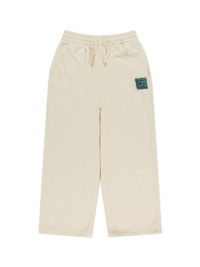 Wacky Willy Shumo Patch Fluffy Wide Pants [Cream]