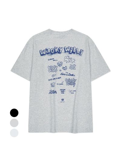 Wacky Willy Sketch Graphic Short-Sleeve T-Shirt