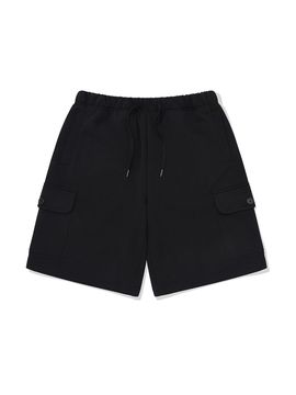 Wacky Willy Sweat Cargo Shorts [Black]