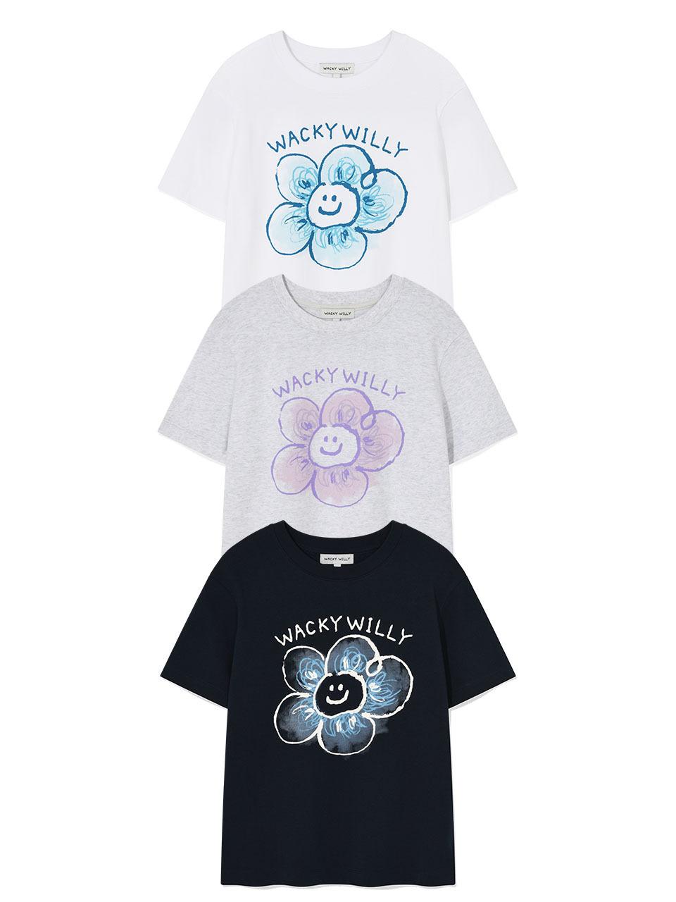 Wacky Willy Women's Big Lily Graphic Short-Sleeve T-Shirt