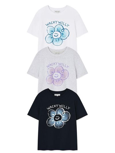 Wacky Willy Women's Big Lily Graphic Short-Sleeve T-Shirt