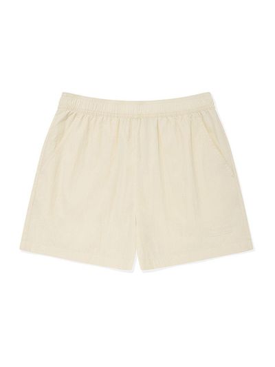 Wacky Willy Women's Nylon Elastic Waist Shorts [Cream]