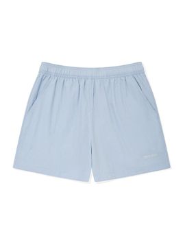 Wacky Willy Women's Nylon Elastic Waist Shorts [Sky Blue]