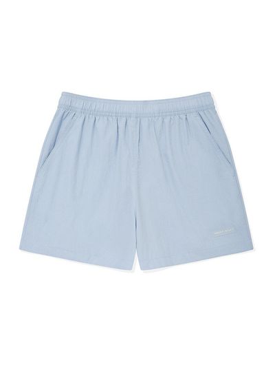 Wacky Willy Women's Nylon Elastic Waist Shorts [Sky Blue]