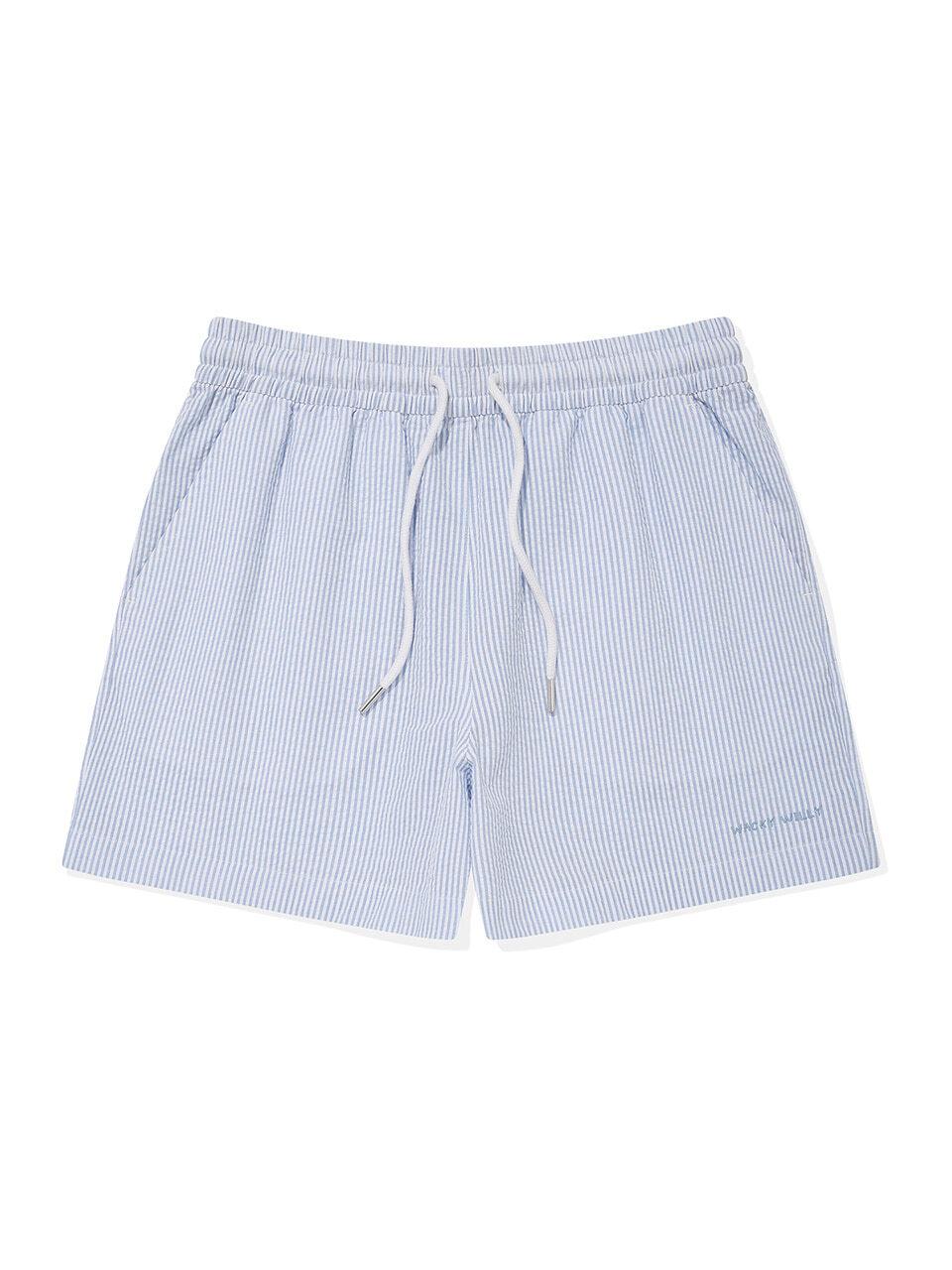 Wacky Willy Women's Striped String Shorts [Sky Blue]